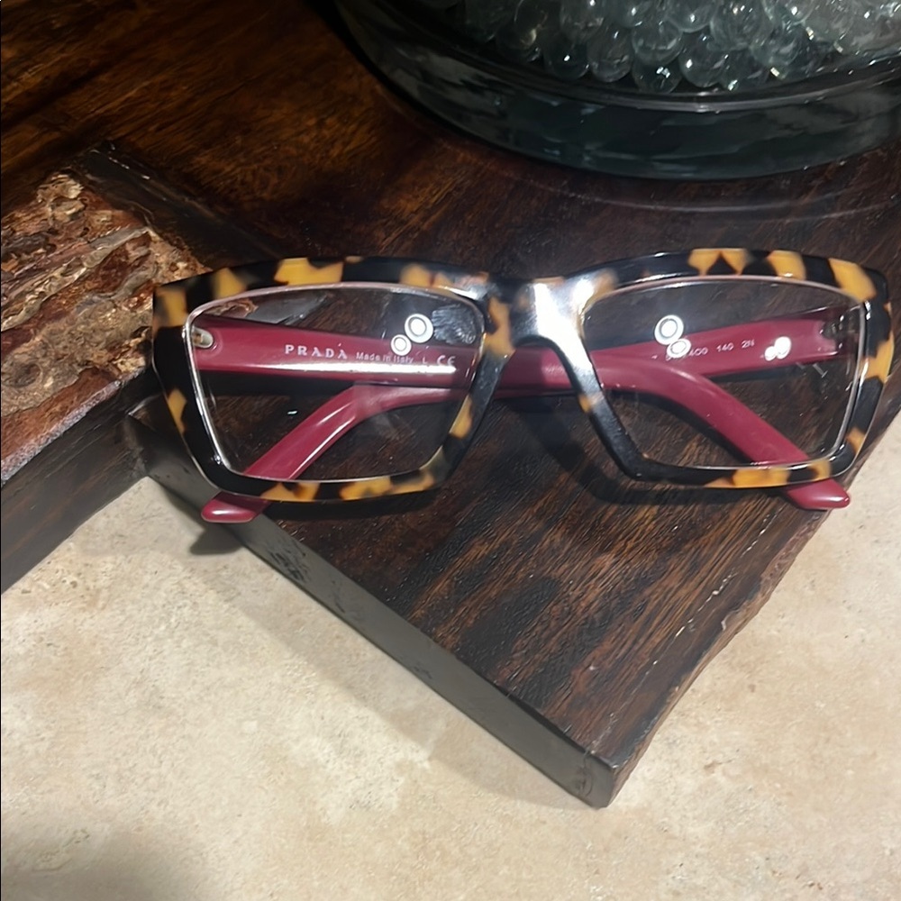Prada Tortoise Shell Glasses